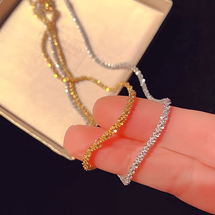 Set collana e bracciale minimalista