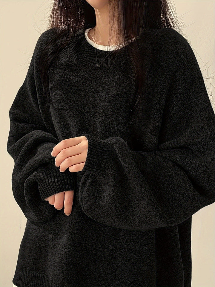 EVERLIGHT | MAGLIONE CASUAL CON SPACCHI LATERALI