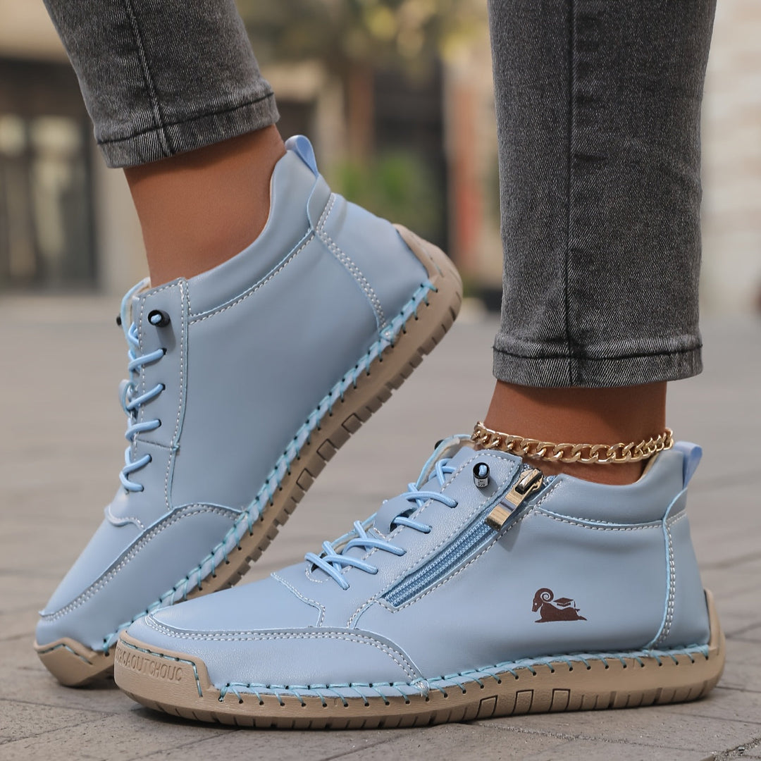 Mila | Scarpe comode con zip laterale