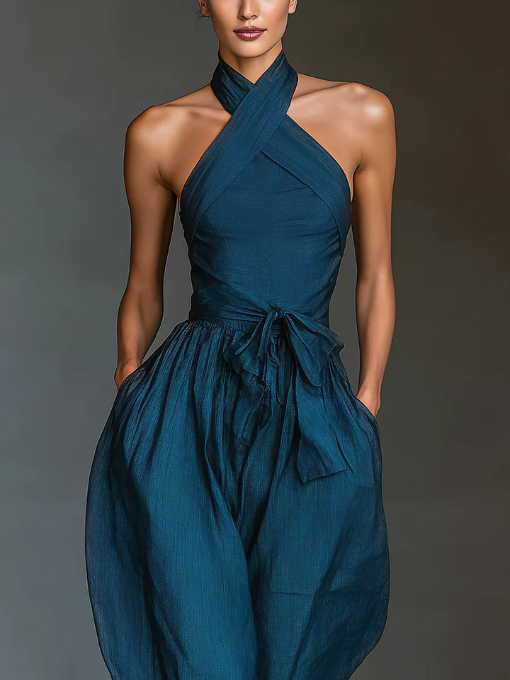 Mollie | Tuta Elegante a Gamba Ampia