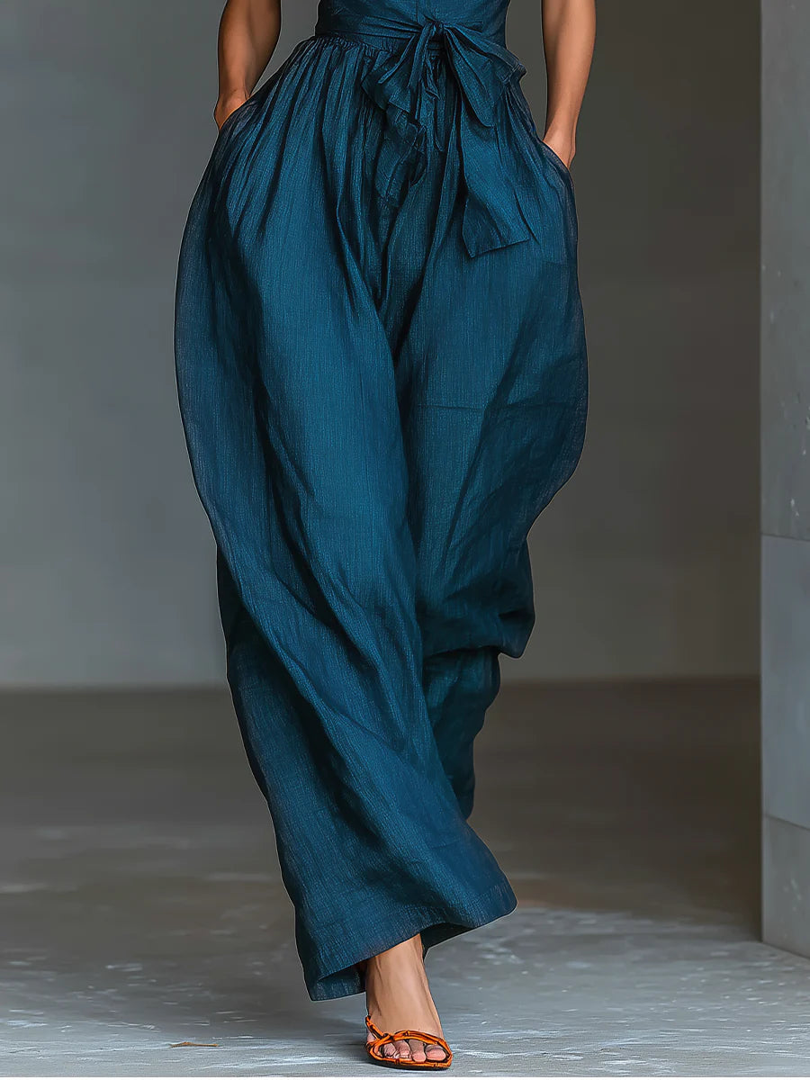 Mollie | Tuta Elegante a Gamba Ampia