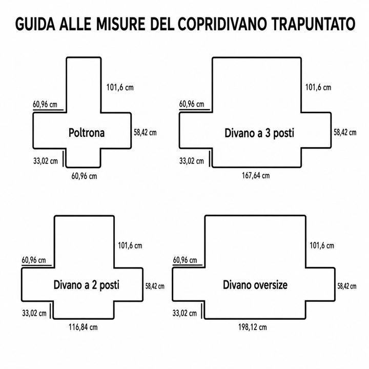 Copertura per Divano Trapuntata Cactus Sunset NCU0DK10840