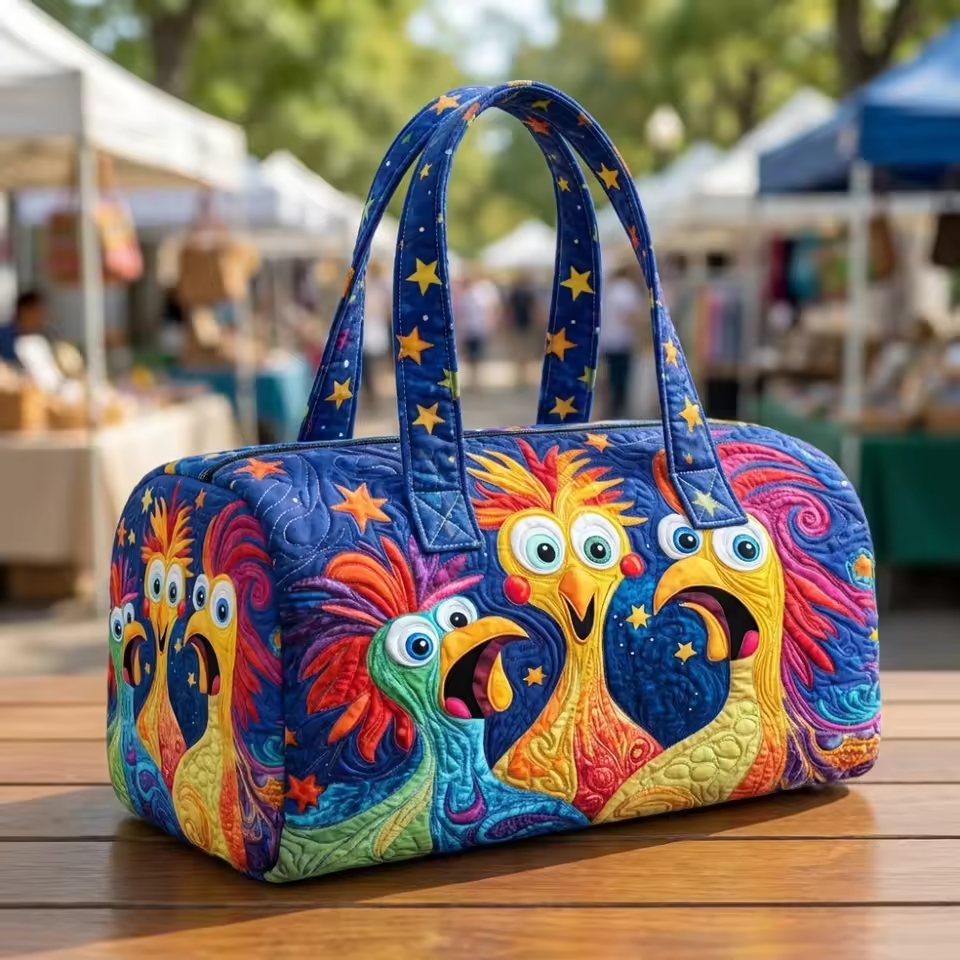 Borsa da viaggio morbida fatta a mano - Adriana