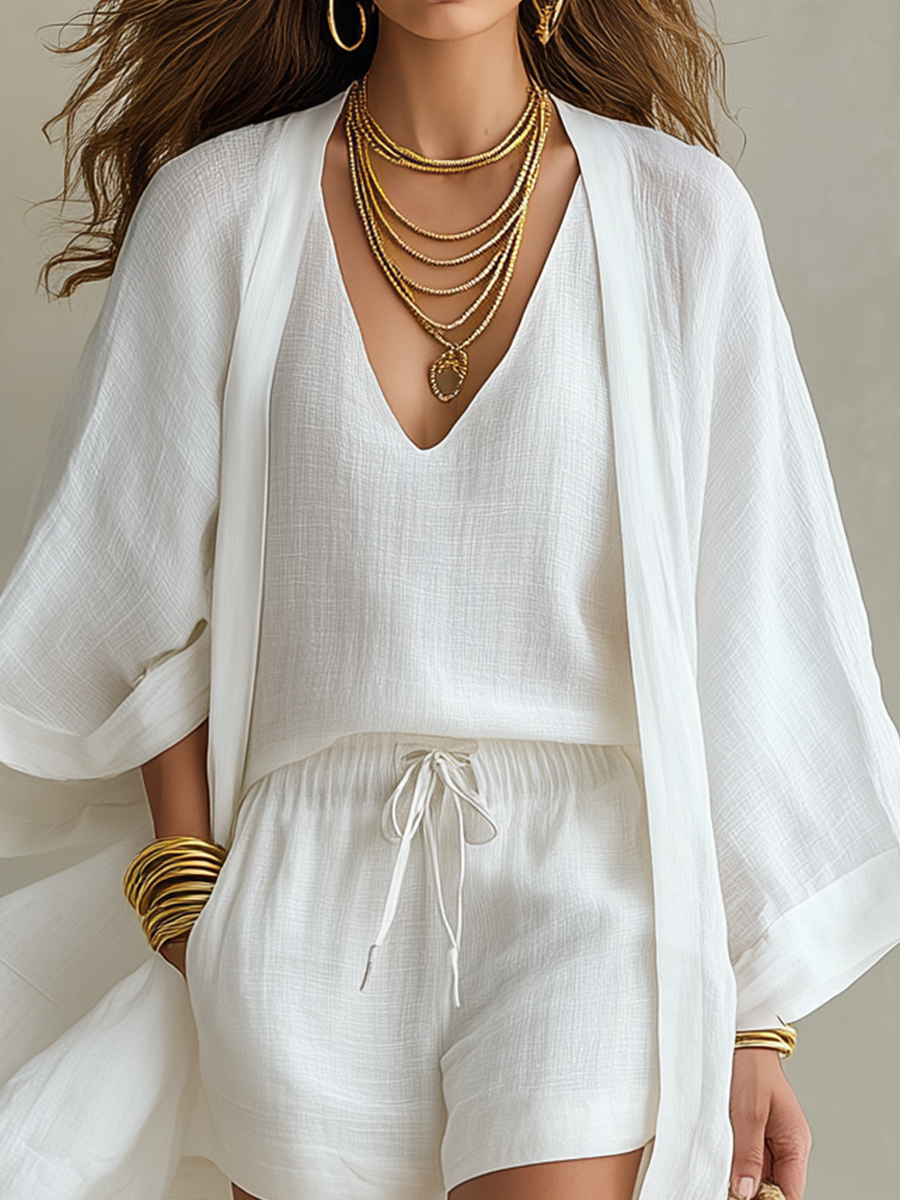 Completo Casual Leggero Tre Pezzi