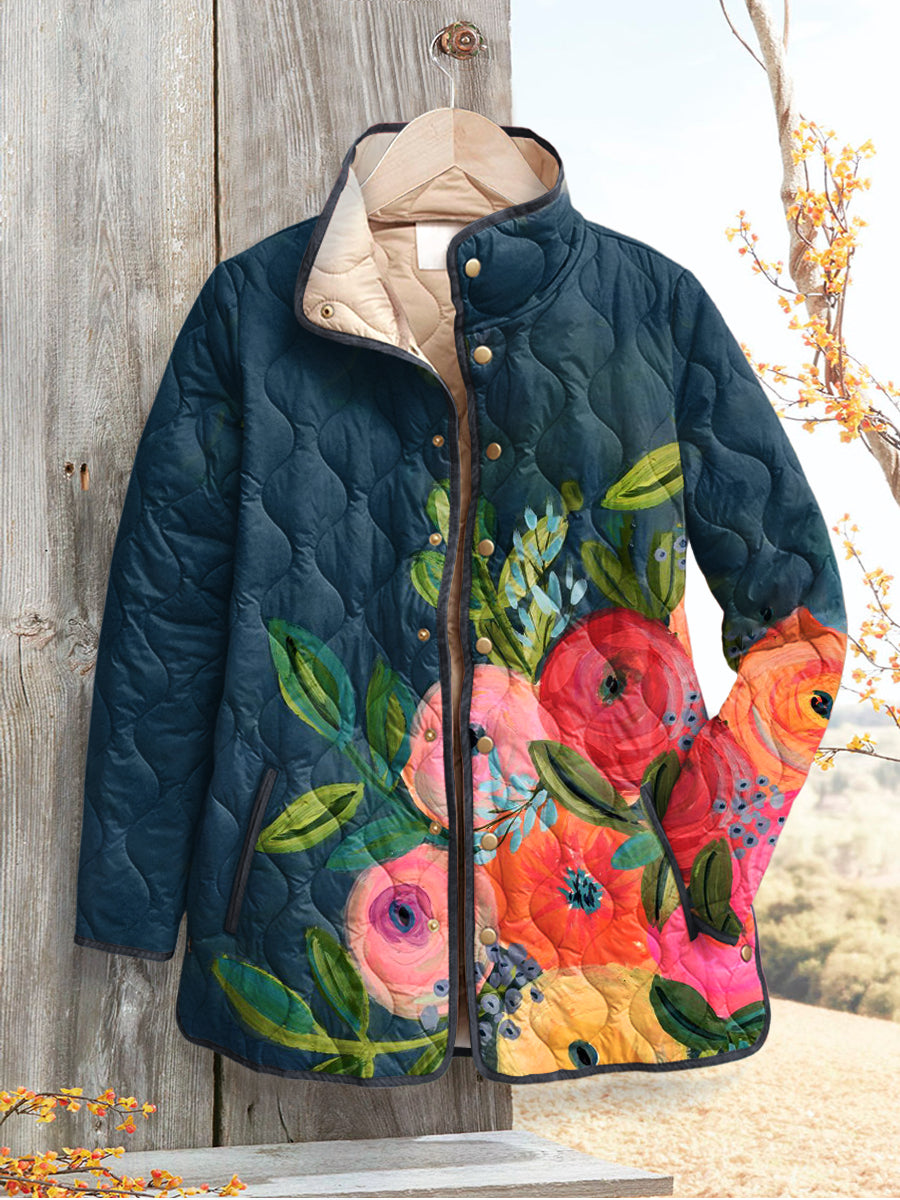 Frances, giacca trapuntata in stile country da donna - Maria Milano