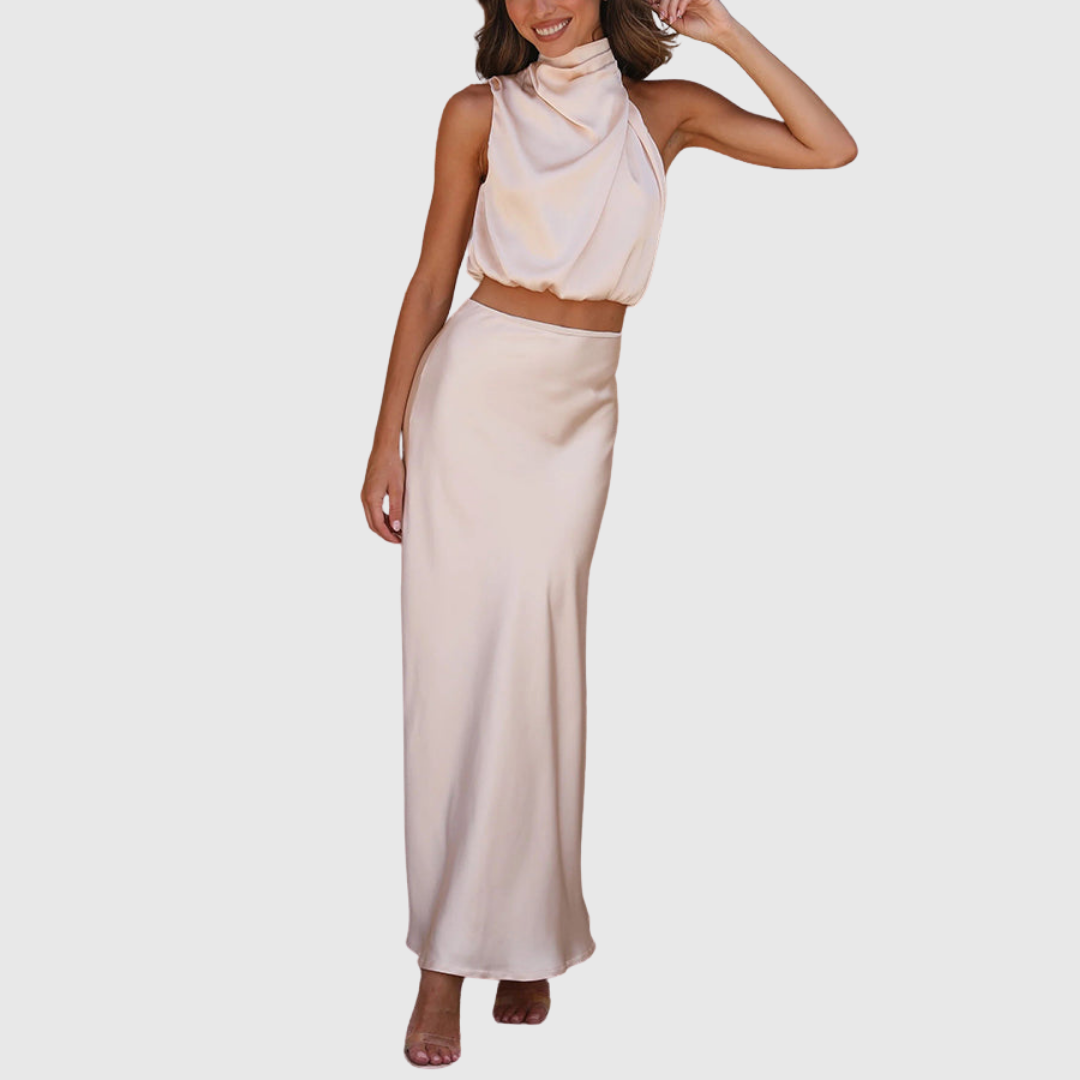 Emily | Set maxi in satin