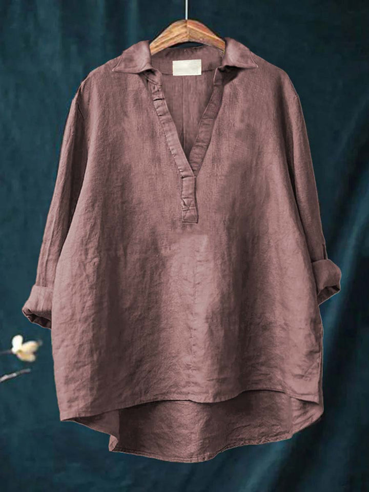 NERINA | BLUSA CON SCOLLO A V