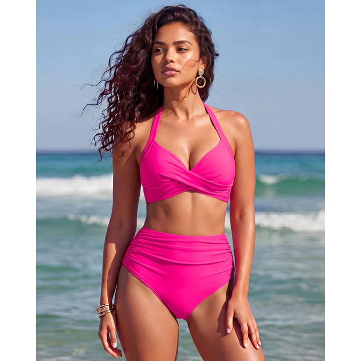 Sabine | Bikini 2-in-1 a Vita Alta con Effetto Contenitivo