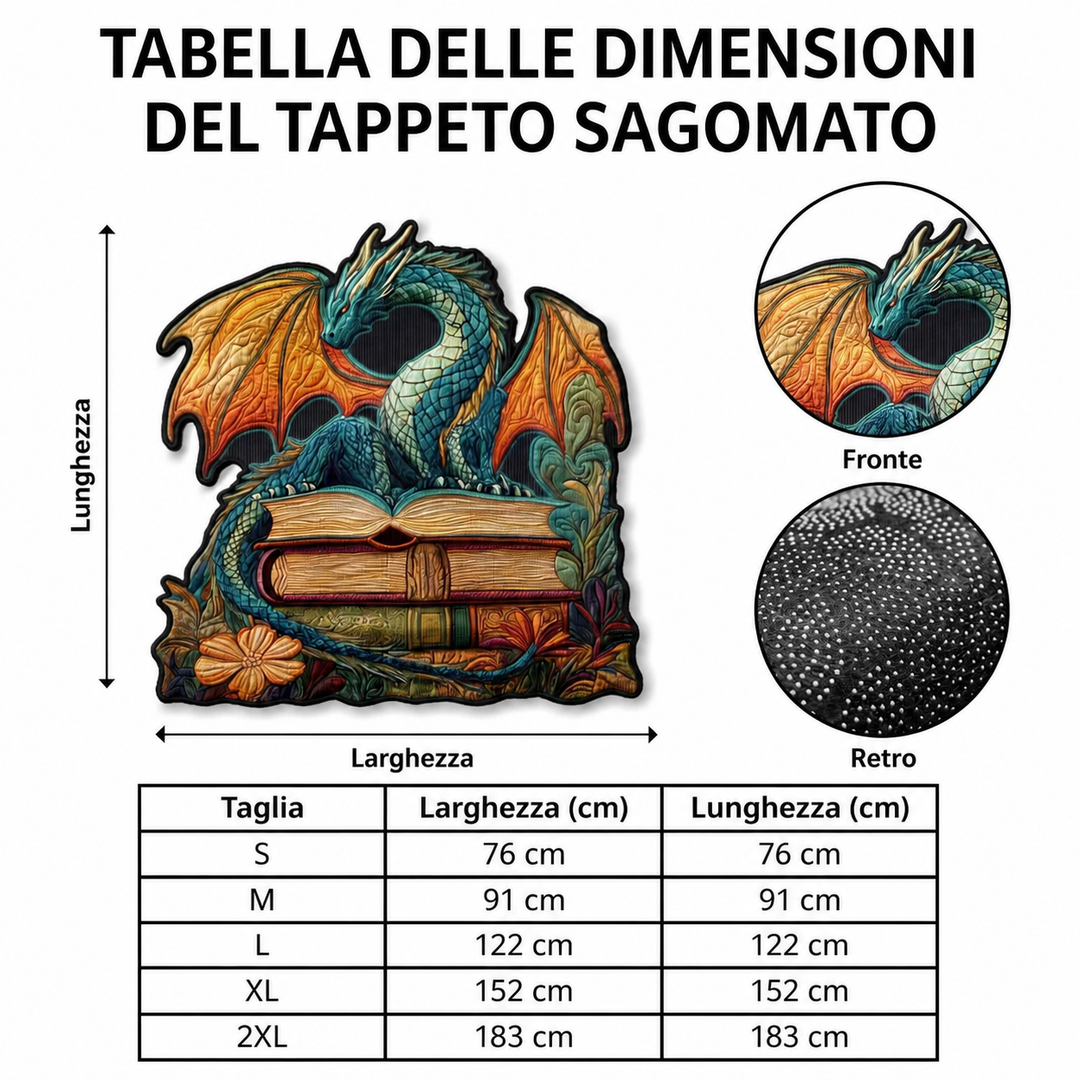 Tappeto Area a Forma Personalizzata Onde Oceaniche NCU0NT12613