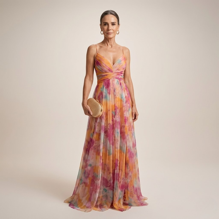 Abito maxi floreale Bella da donna - Maria Milano