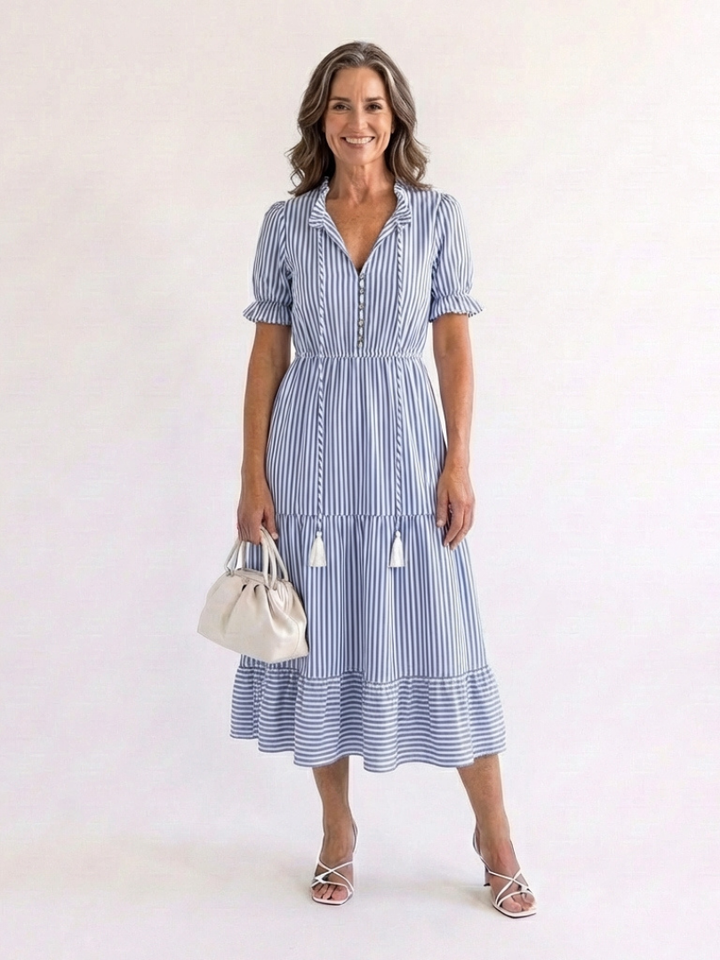 Dakota | Abito Midi a Righe