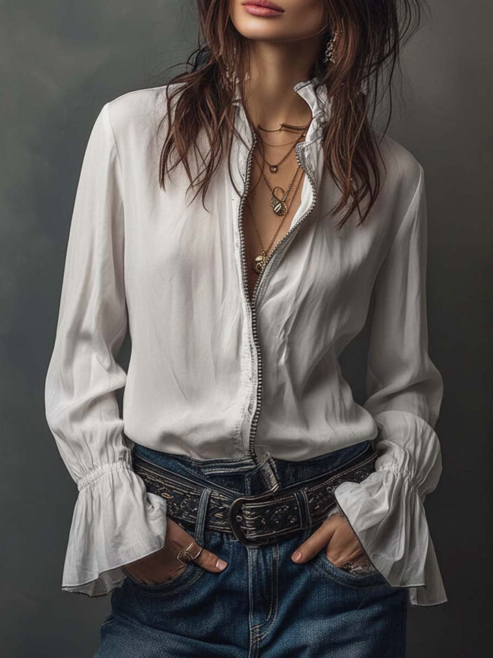 Erica | Blazer lungo vintage da donna - vista 4