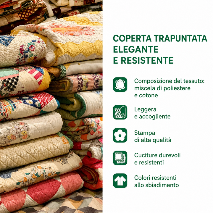 Coperta Trapuntata di Pony Patchwork NCU0PT4466
