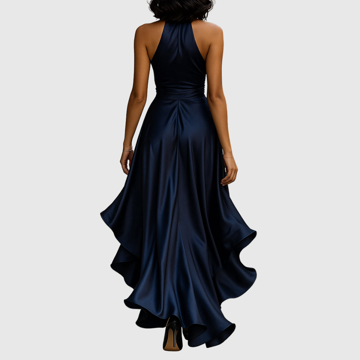 AMELYA | ABITO MAXI DA SERA IN RASO