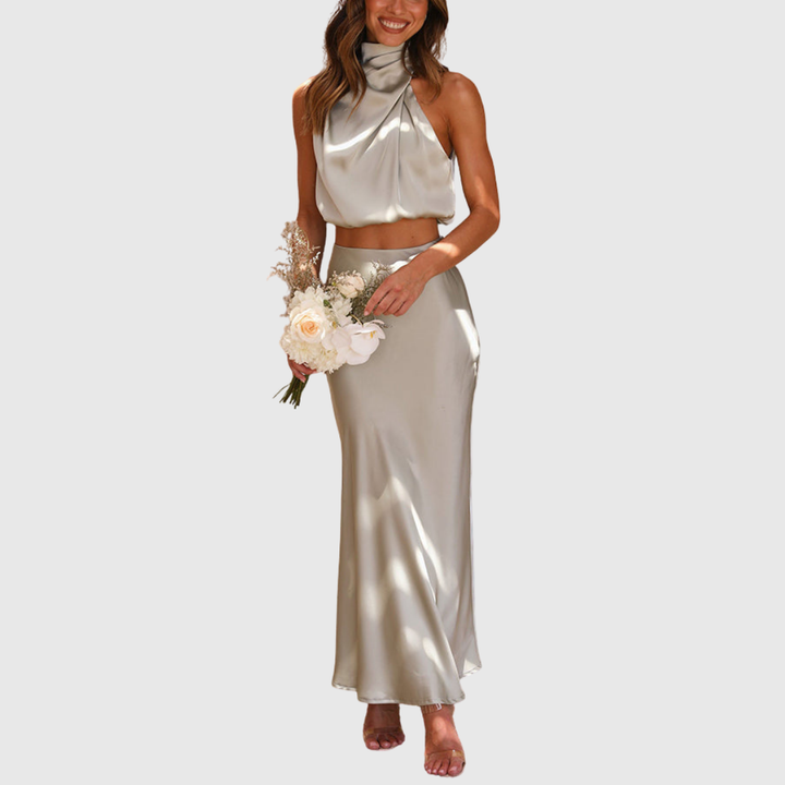 Emily | Set maxi in satin