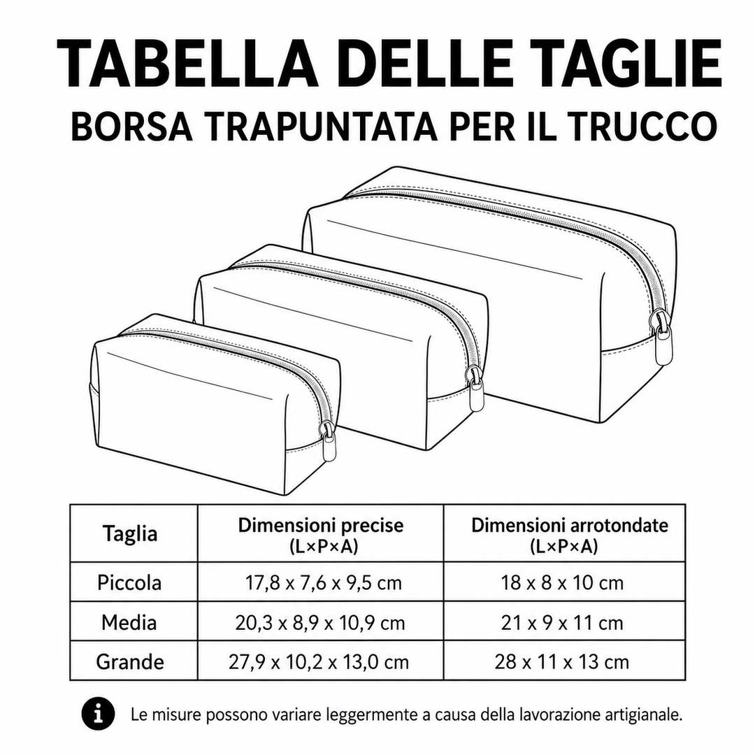 Borsa per Trucco Morbida e Trapuntata NCU0PT9342