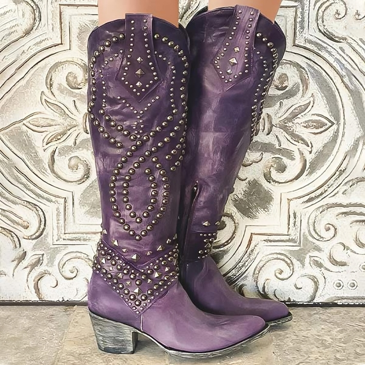 Rufa™ | Stivali Western con Borchie