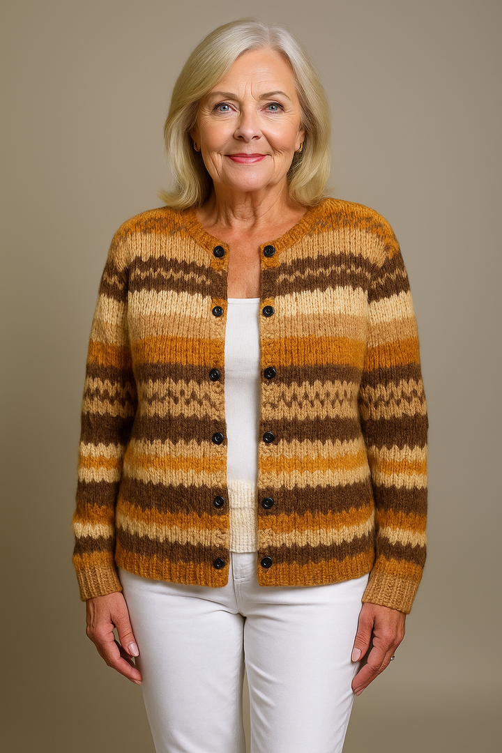 TESSA | CARDIGAN MARRONE