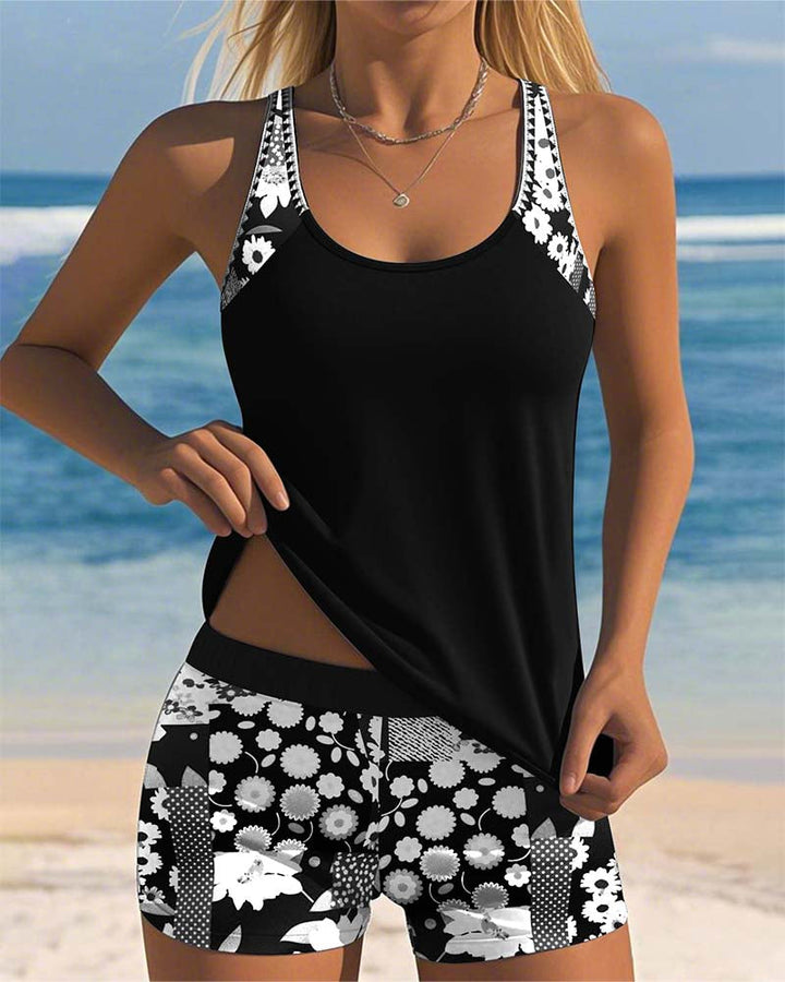 Sarah | Costume da Bagno Due Pezzi con Short