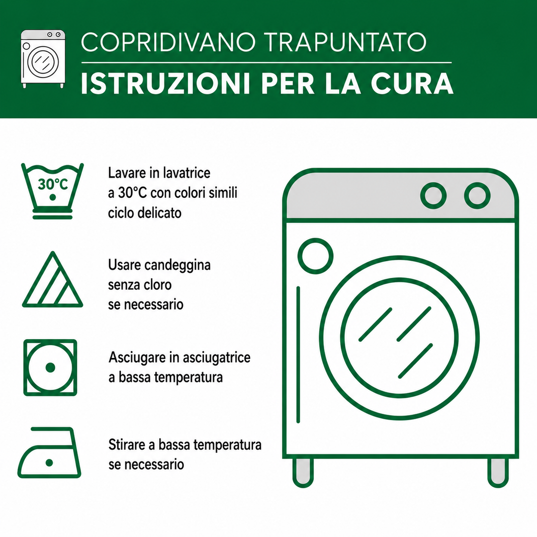 Copertura per Divano Trapuntata Cactus Sunset NCU0DK10840