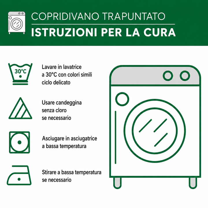 Copertura per Divano Trapuntata Cactus Sunset NCU0DK10840
