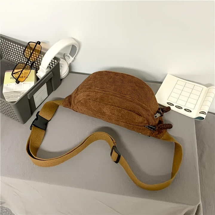Eleanor | Borsa a spalla in velluto a coste da donna - vista 10