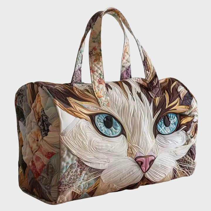 Borsa da viaggio morbida fatta a mano - Bianca