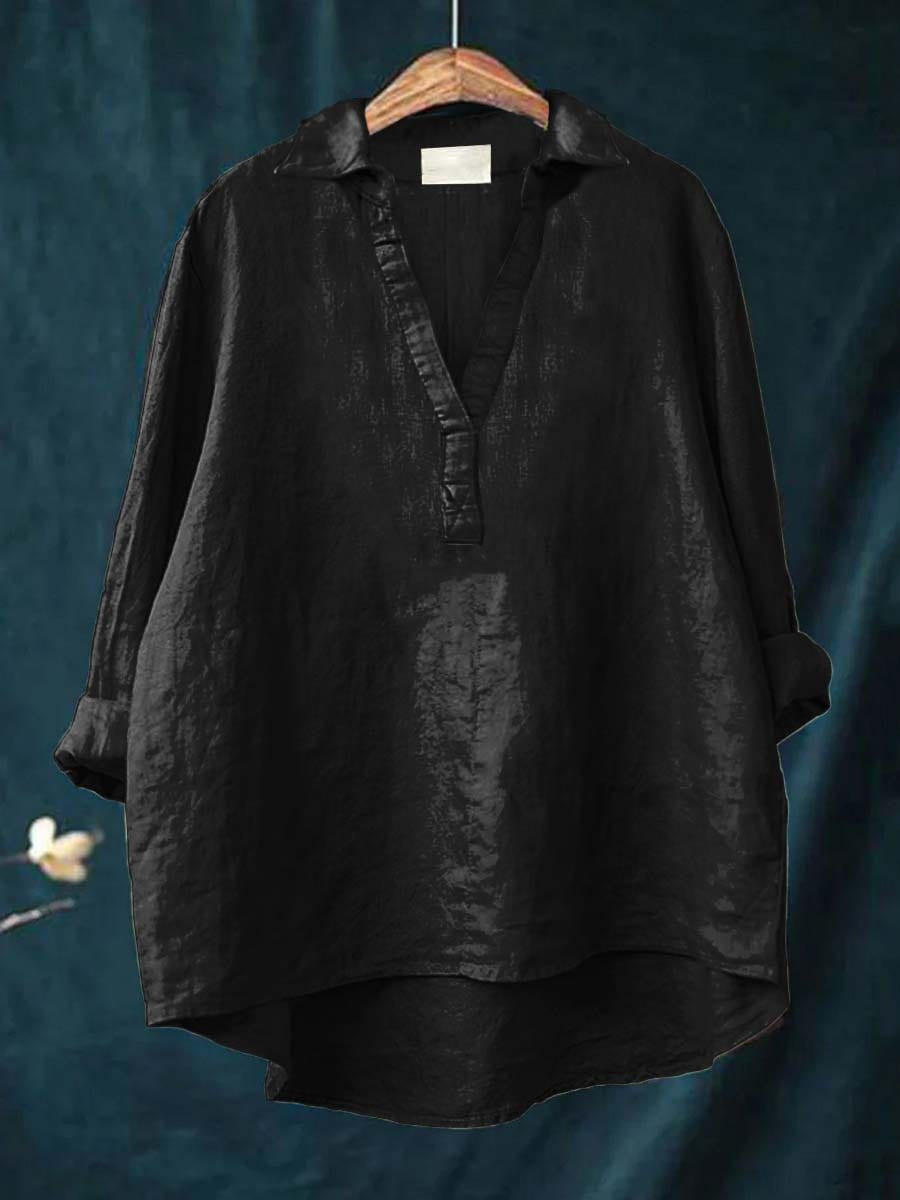 NERINA | BLUSA CON SCOLLO A V