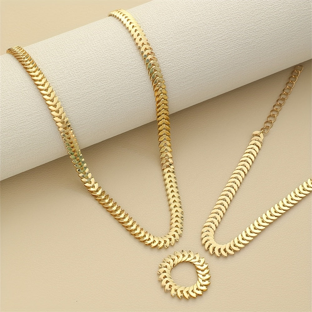 Set di gioielli minimalista 3 in 1