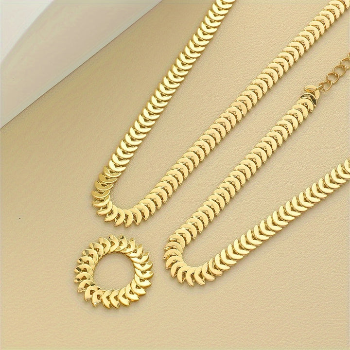 Set di gioielli minimalista 3 in 1