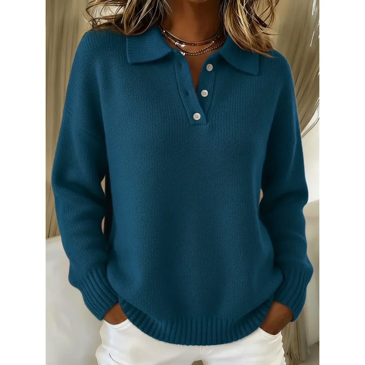 Marina | Maglione Polo in Maglia Morbida