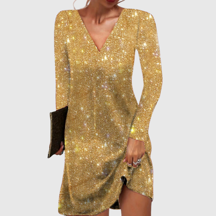 Celine | Abito Corto con Paillettes