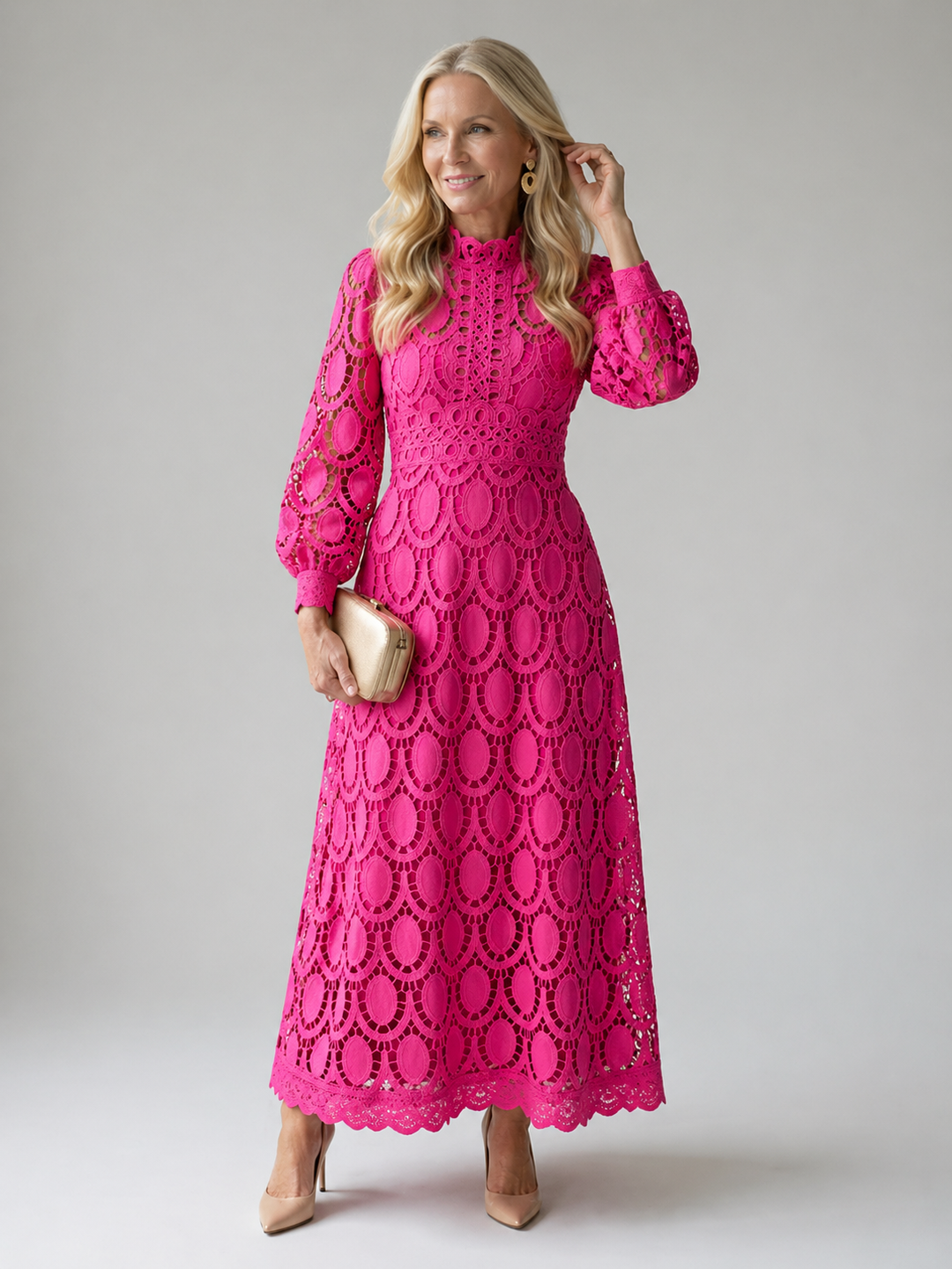 Ottilie | Abito Midi in Pizzo
