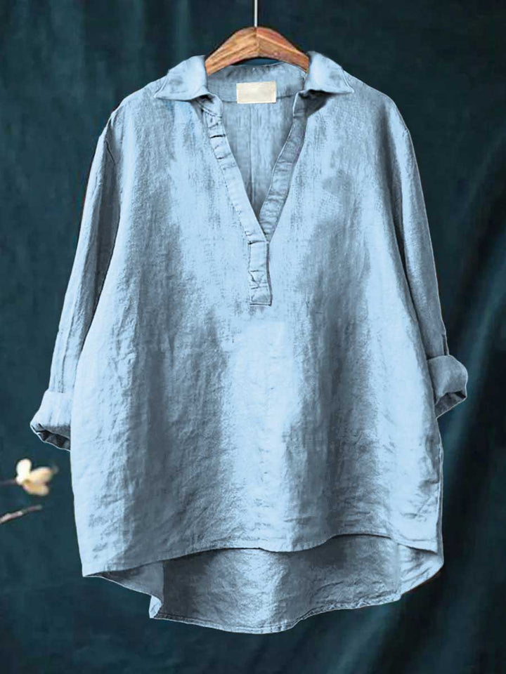NERINA | BLUSA CON SCOLLO A V
