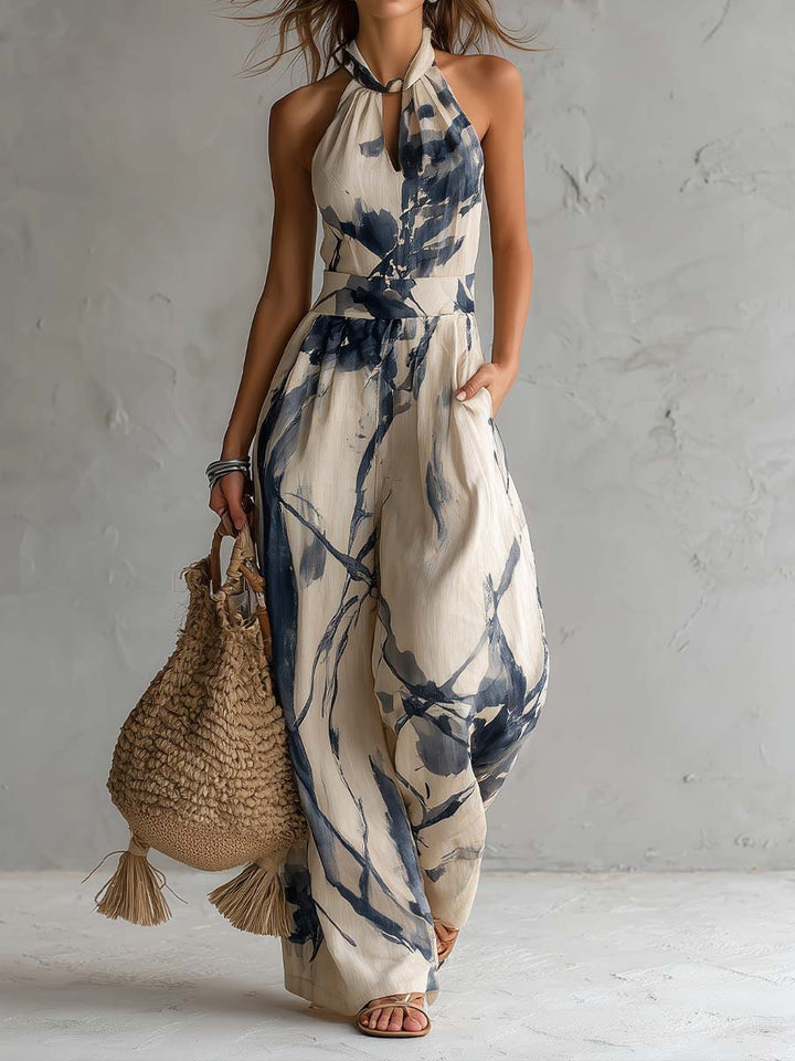 Sabine | Tuta Elegante a Gamba Larga