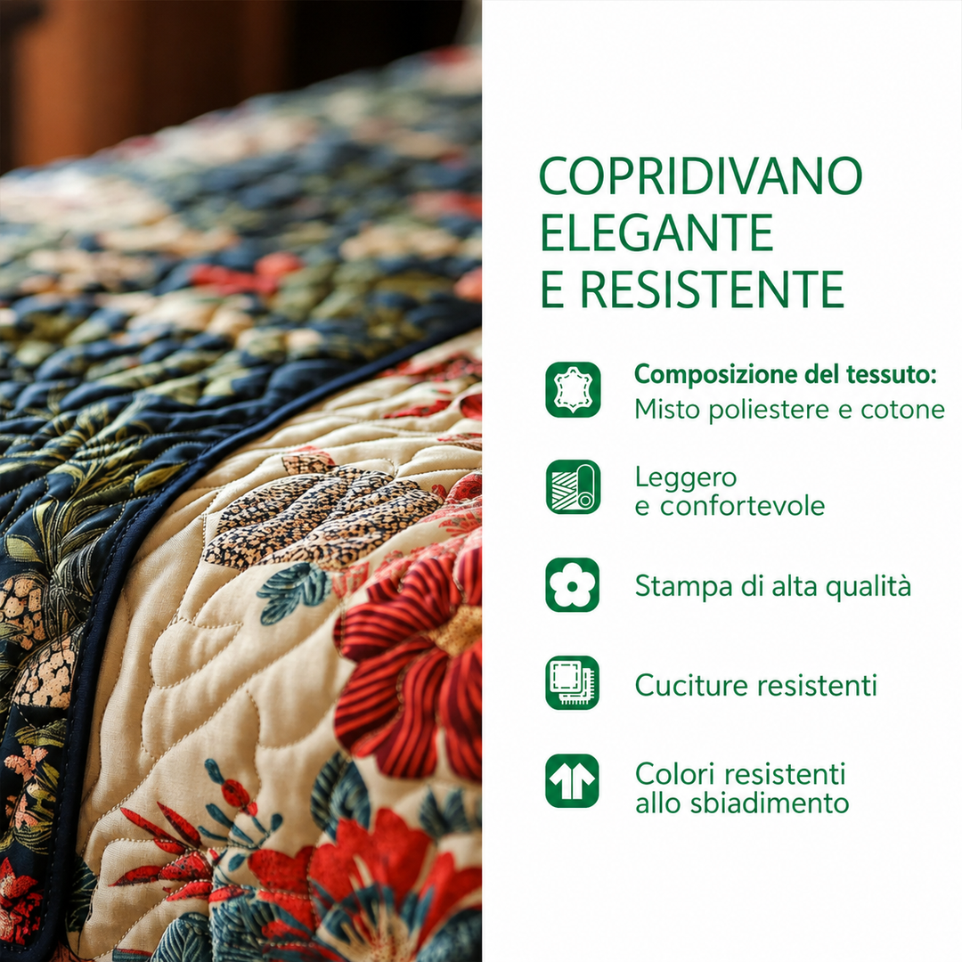 Copertura per Divano Trapuntata Cactus Sunset NCU0DK10840