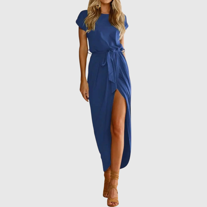 MAELIS | ABITO MIDI CASUAL CON CINTURA