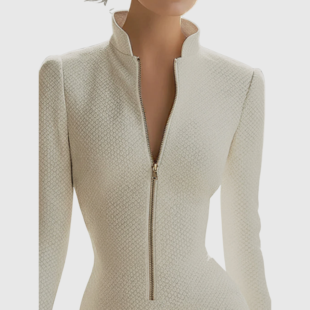 HARRIET | ABITO MINI IN PELLE CON LINEA A CLESSIDRA