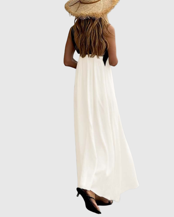 ORELLA | ABITO INCROCIATO CON SCOLLO HALTER