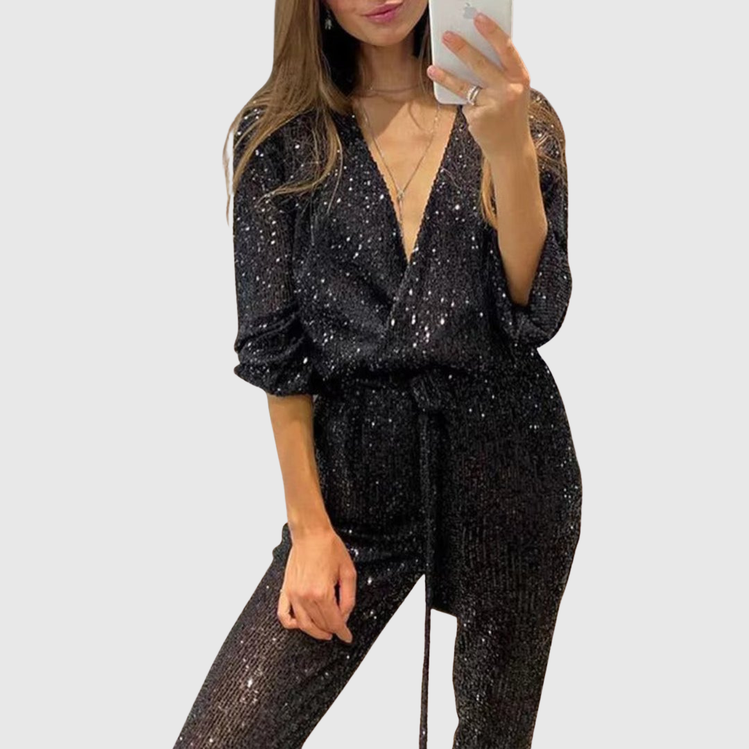 Aralyn | Tuta da festa con dettagli glitter