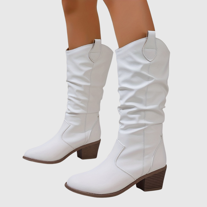HATTIE | STIVALI WESTERN MARRONI