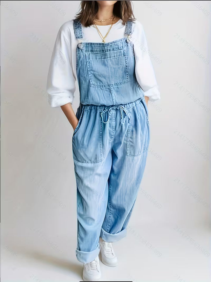 GRACE | SALOPETTE IN DENIM DALLA VESTIBILITÀ COMODA