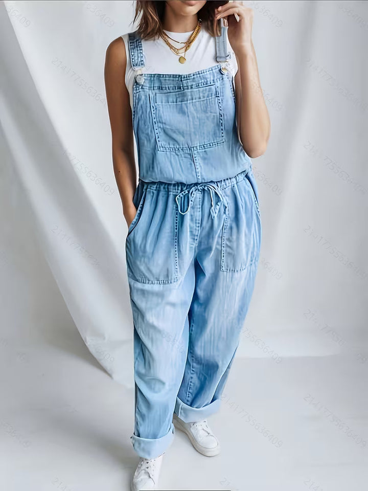 GRACE | SALOPETTE IN DENIM DALLA VESTIBILITÀ COMODA