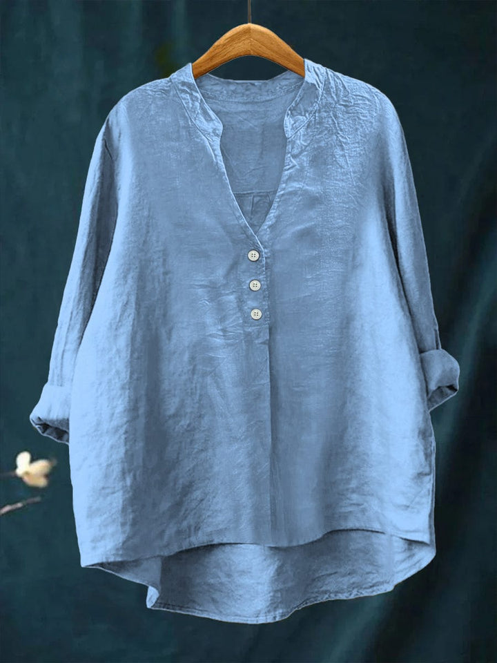 CRESSIDA | BLUSA ELEGANTE CON RICAMO TRAFORATO