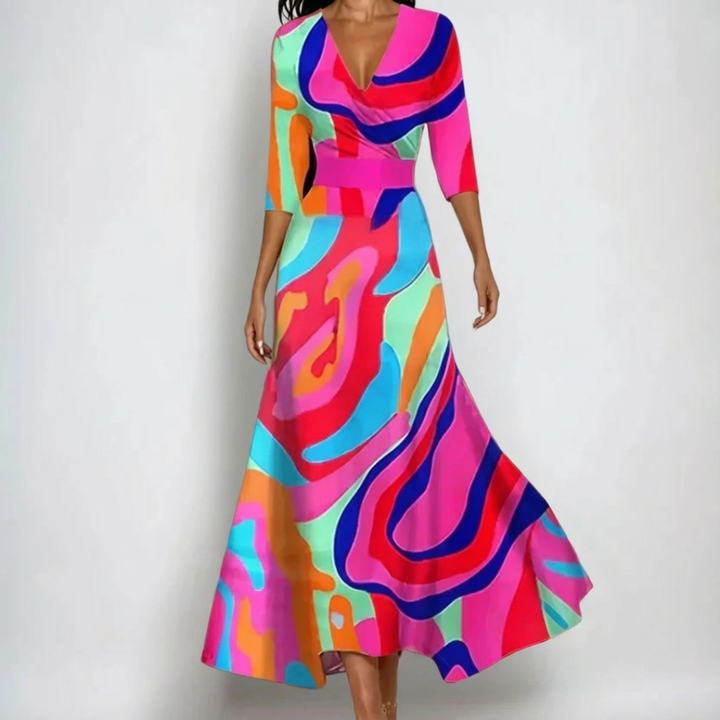 Mallory | Abito Floreale Elegante