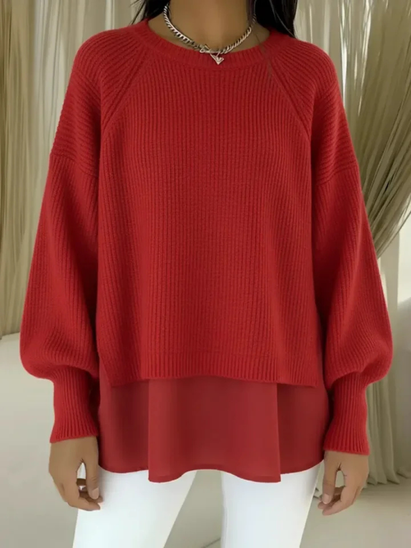 Clelia | Maglione Elegante Effetto Due Pezzi