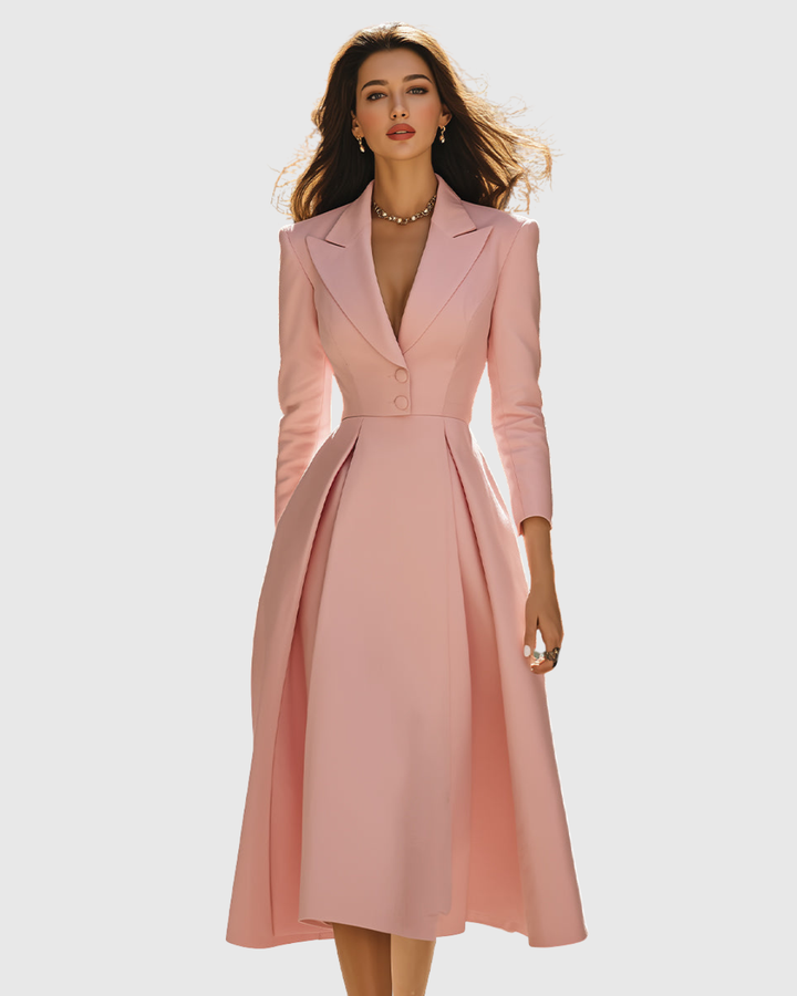 CERYTH | ABITO MIDI BLAZER PLISSETTATO