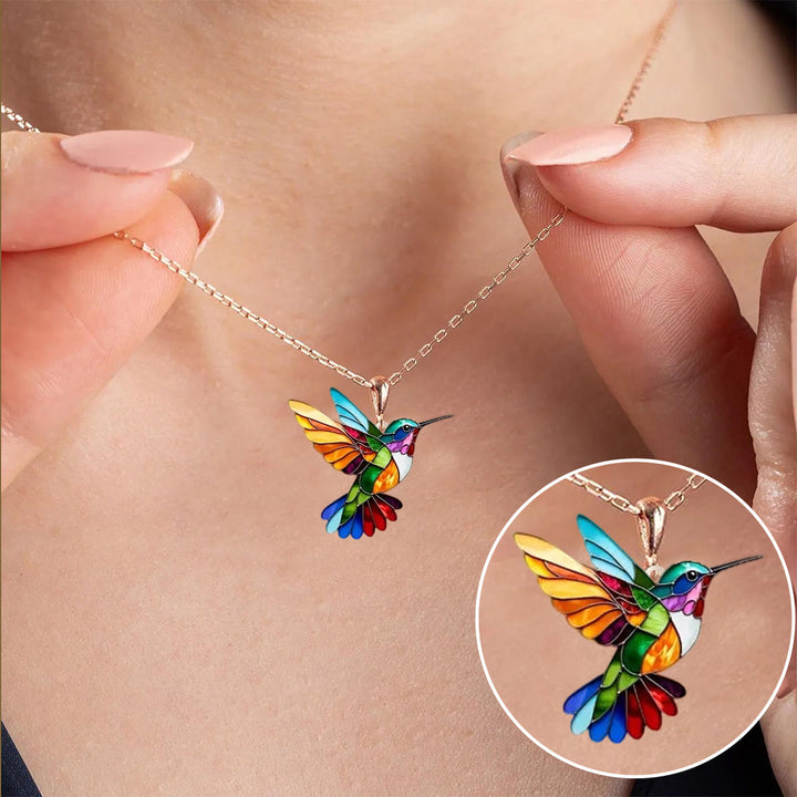 Rola - collana con colibrì