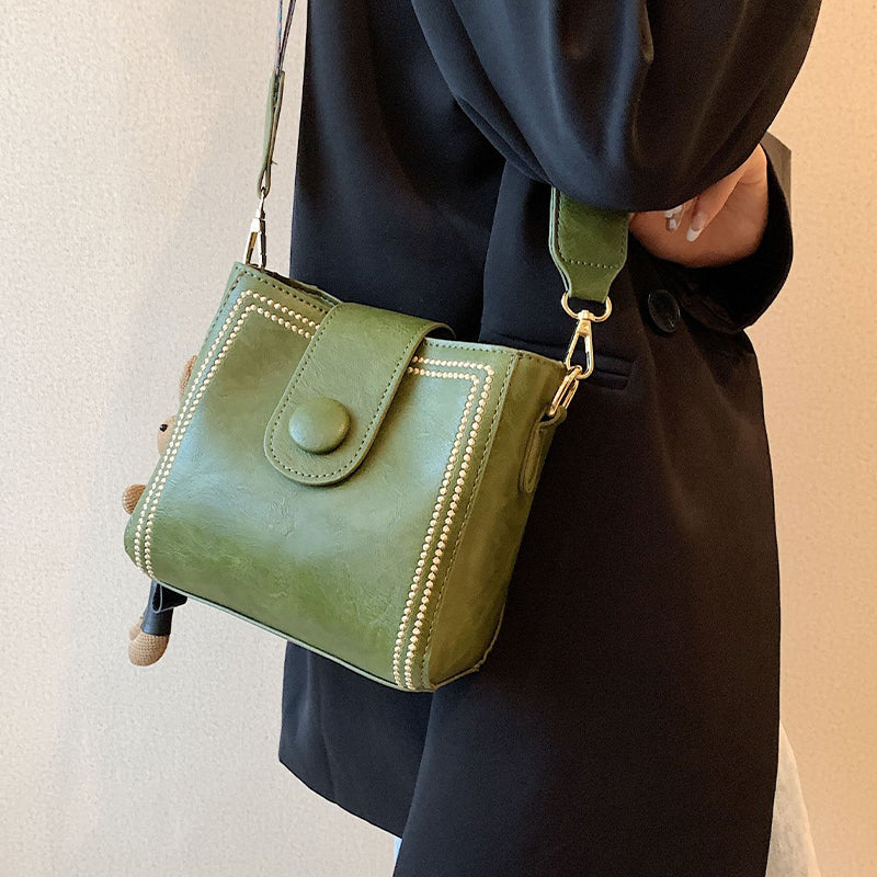 ETHEL | BORSA A SPALLA VINTAGE CON TRACOLLA REGOLABILE