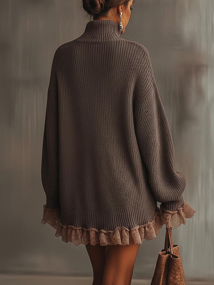 NINA | ABITO IN MAGLIA CON VOLANT